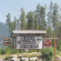 Glacier Campground & RV Park in Western Montana